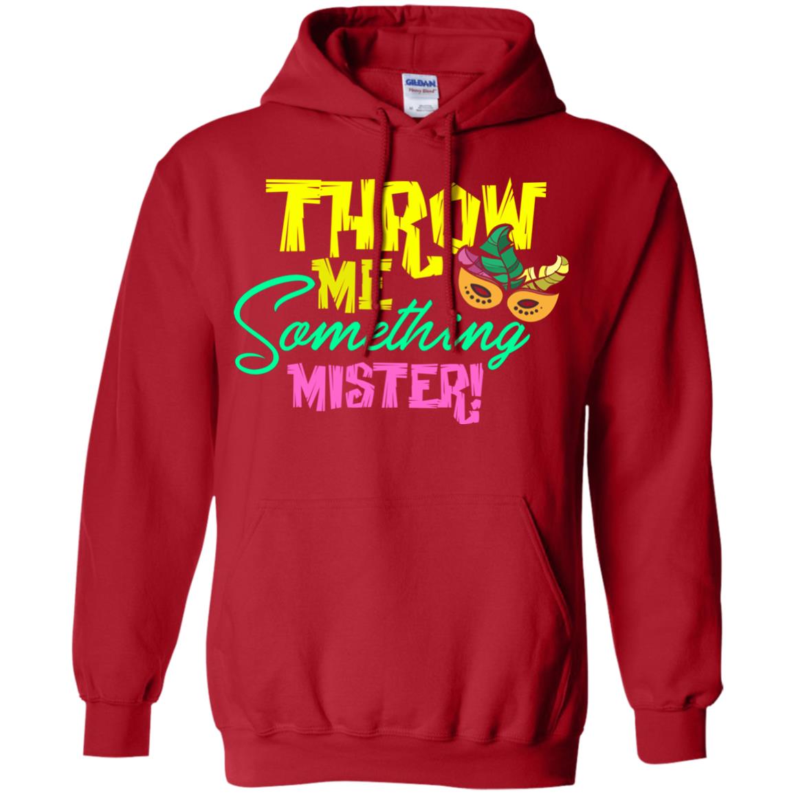 Mardi Gras T-shirt Throw Me Something Mister Red
