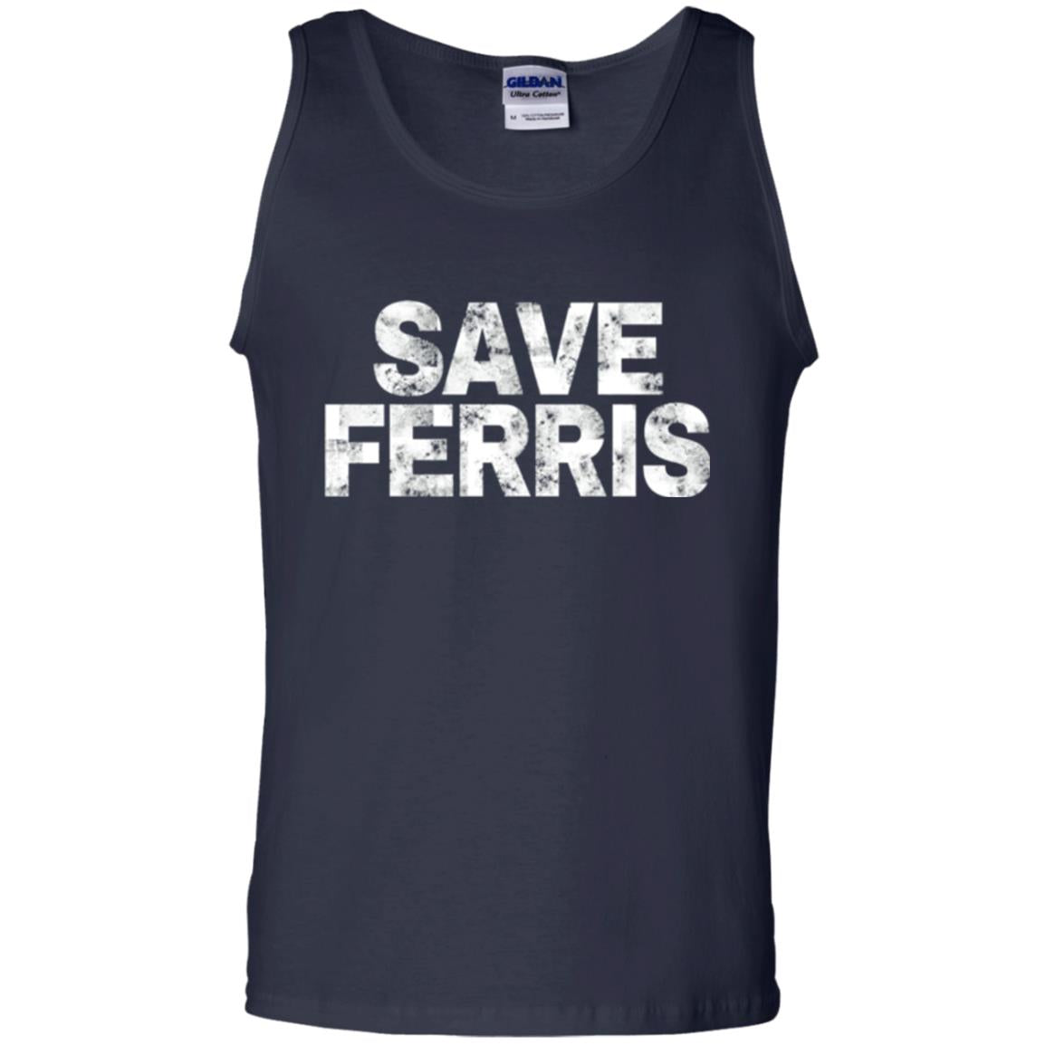 Movie T-shirt Save Ferris 80s Navy