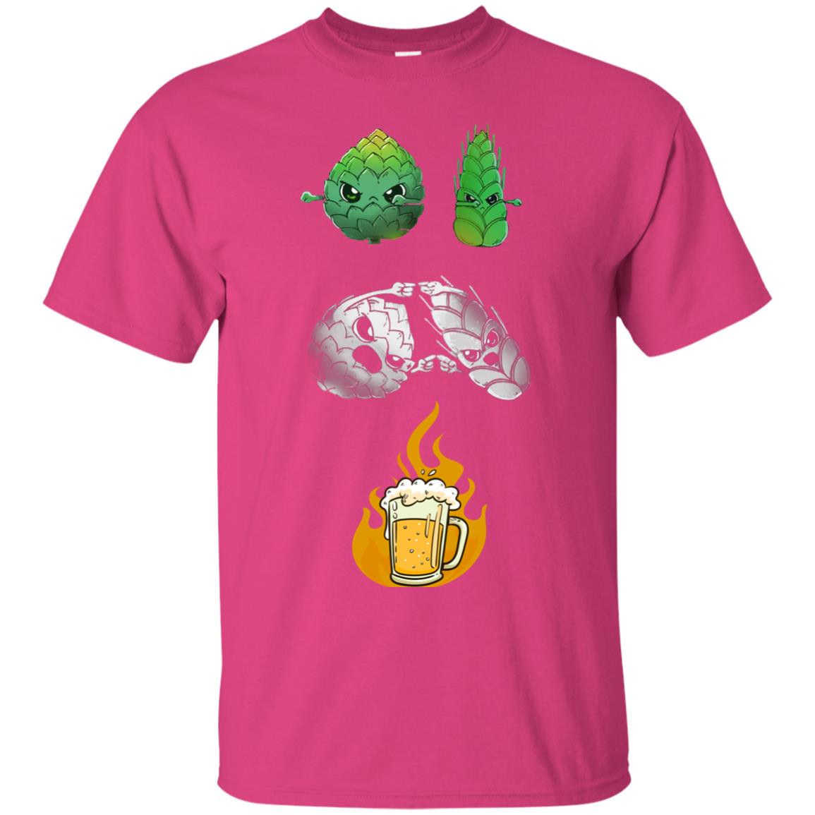 Beer Lover T-shirt Beer Fusion Flags Heliconia