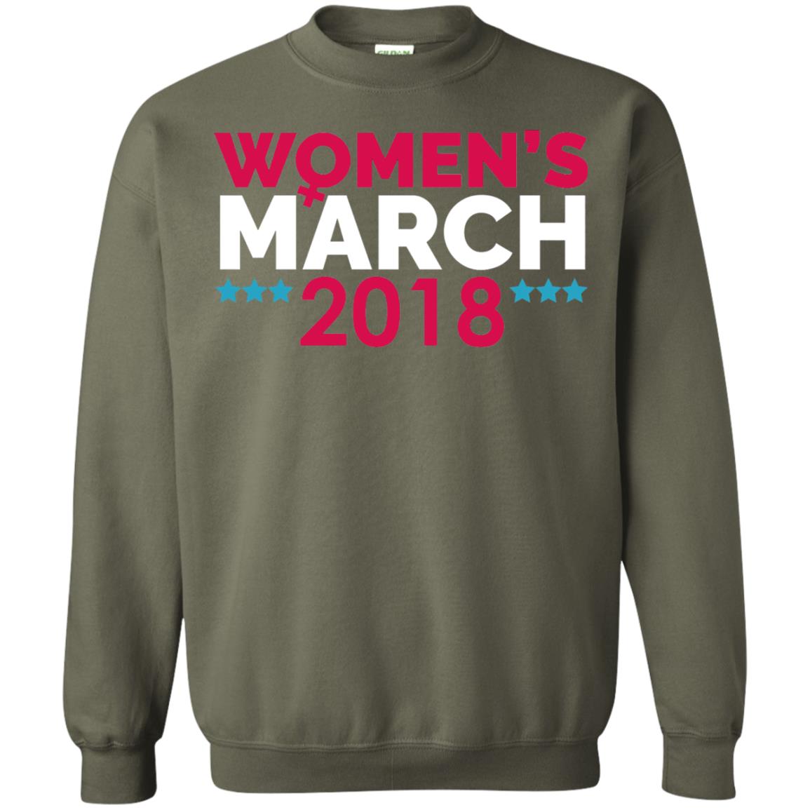 Women_s Right T-shirt Women_s March January 20 2018 Military Green