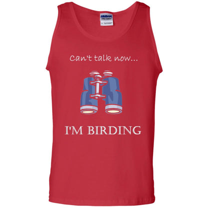 Can_t Talk Now I_m Birding Bird-watching T-shirt Red