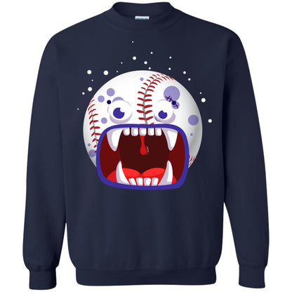 Baseball Halloween Shirt Navy