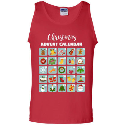 Christmas Calendar December 2018 Gift Shirt Red