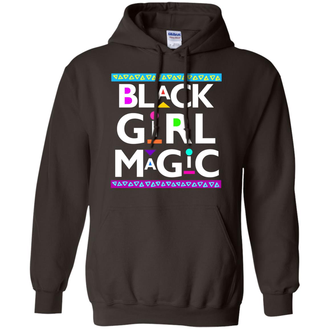 Black Girl Magic T-shirt Women_s Black History Dark Chocolate