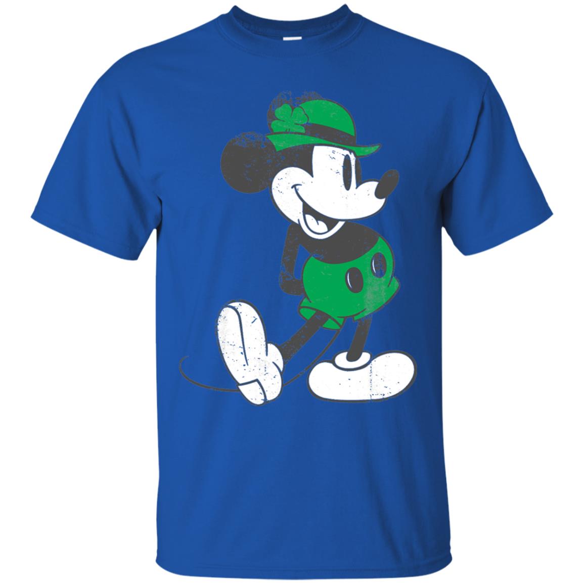 Mickey Mouse St. Patrick_s Day T-shirt Royal