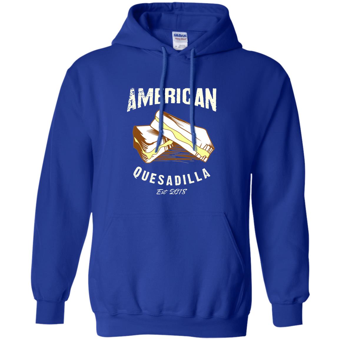 American Quesadilla Est 2018 Grilled Cheese T-shirt Royal