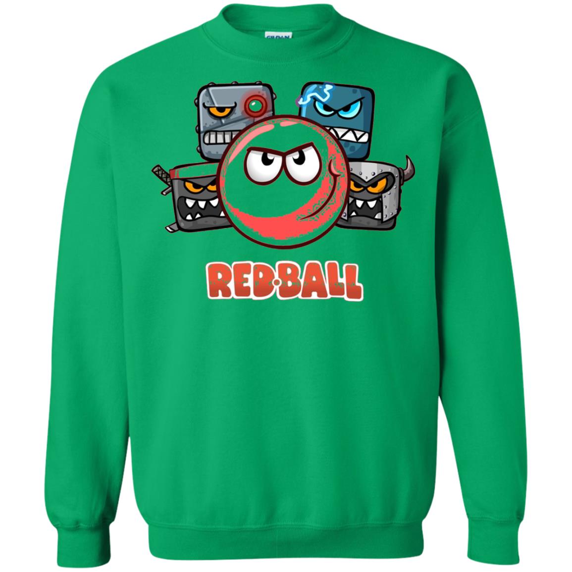 Red Ball 4 The Crew Game Lover T-shirt Irish Green