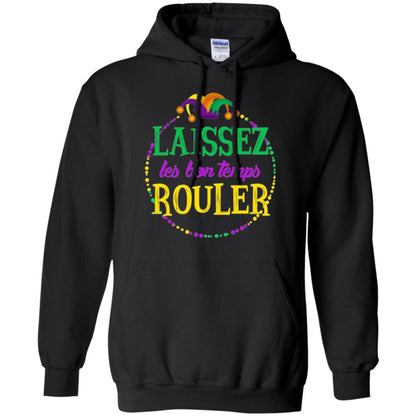 Mardi Gras T-shirt Laissez Les Bon Temps Rouler Black