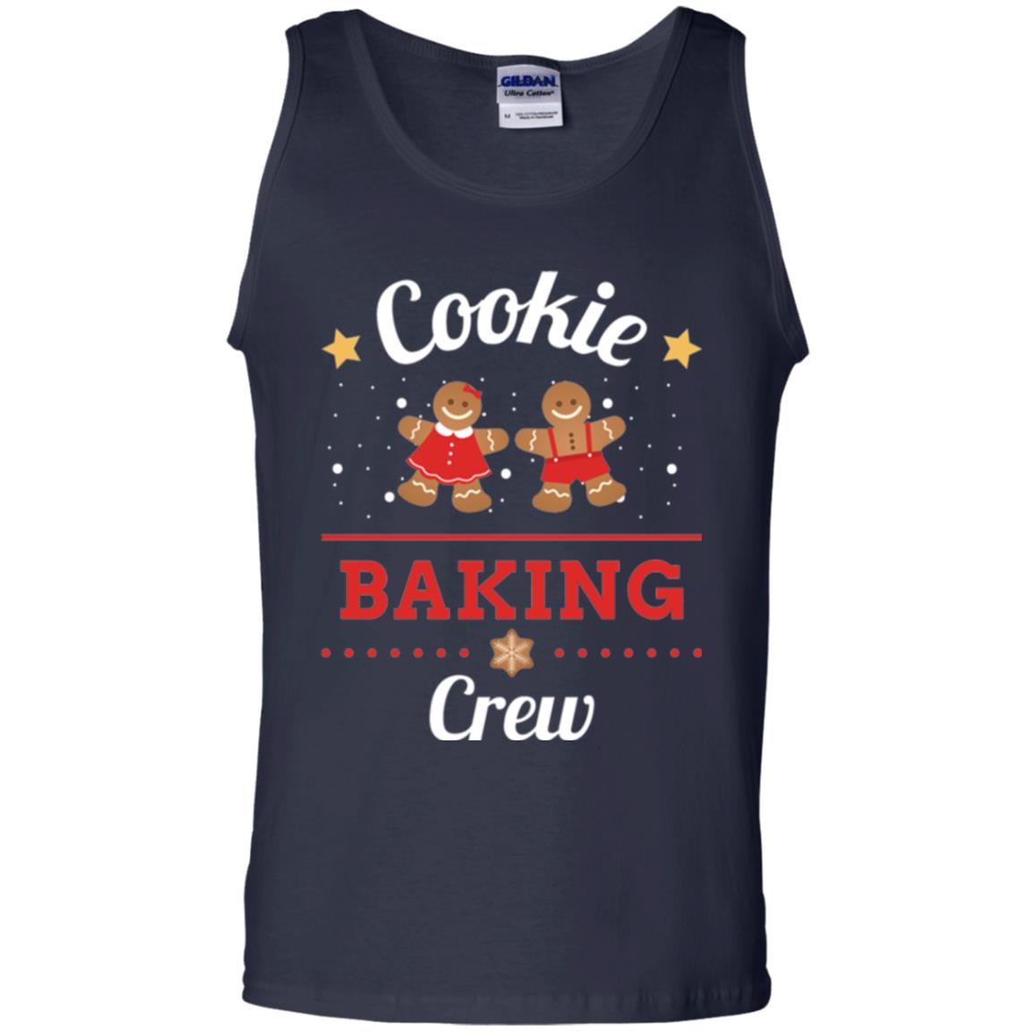 Christmas T-shirt Gingerbread Cookie Baking Crew Navy