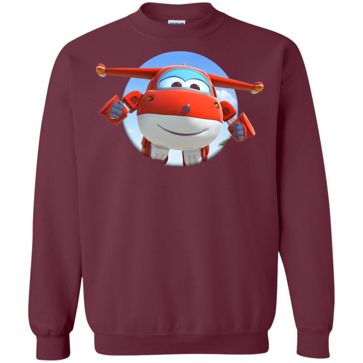Super Wings Jett Movie Lover T-shirt Maroon