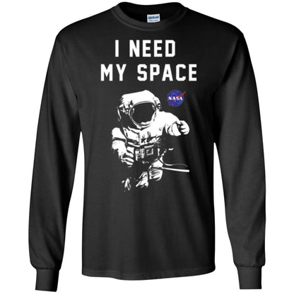 Astronaut T-shirt I Need My Space T-shirt Black