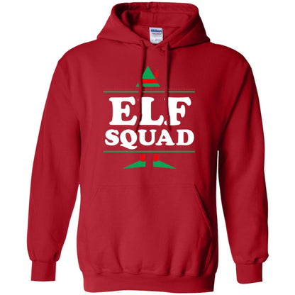Christmas T-shirt Elf Squad Holiday Family Group Matching Red