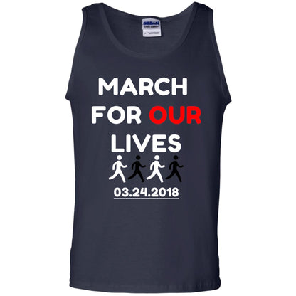 March For Our Lives Gun Control T-shirt Navy