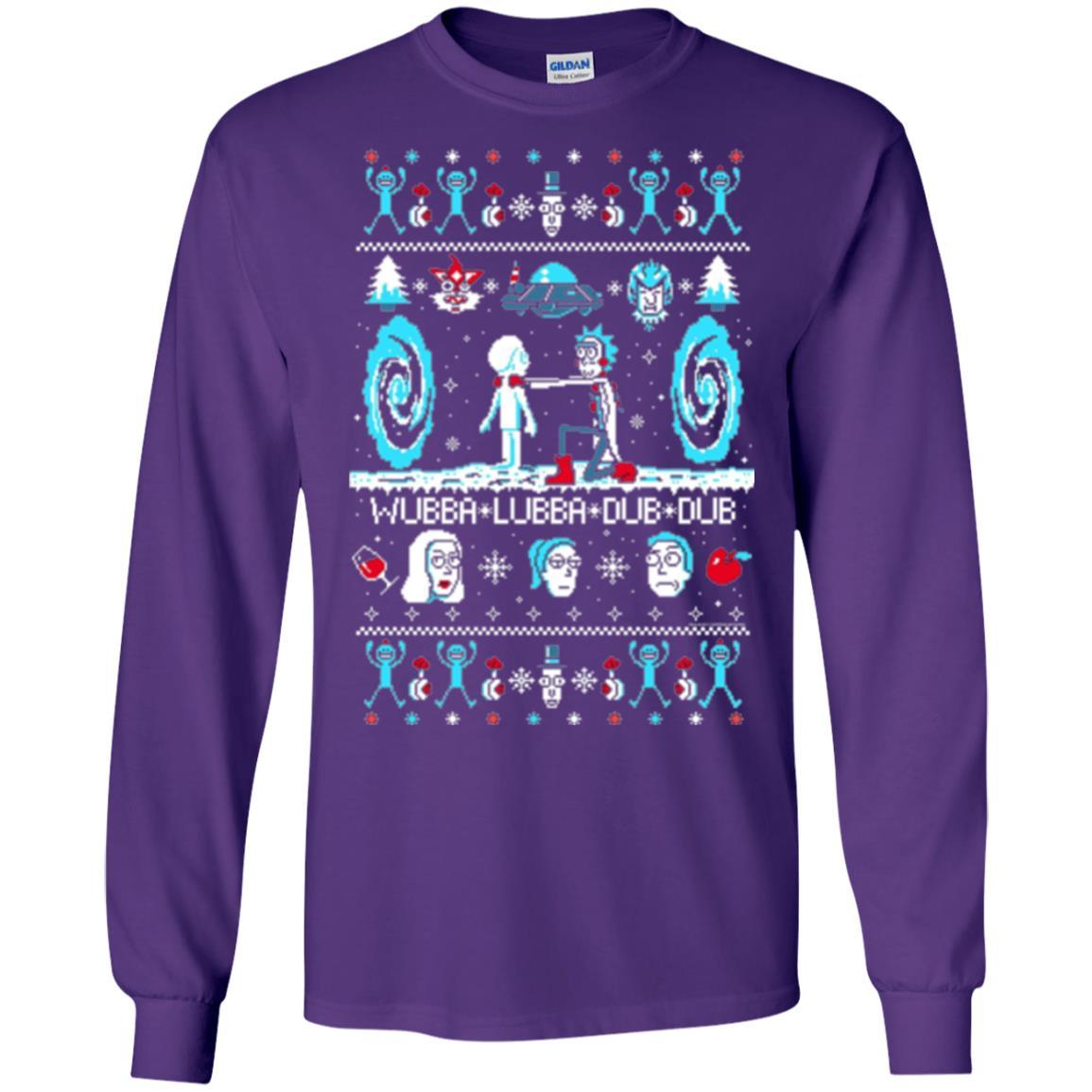 Film T-shirt Build A Snowmorty T-shirt Purple