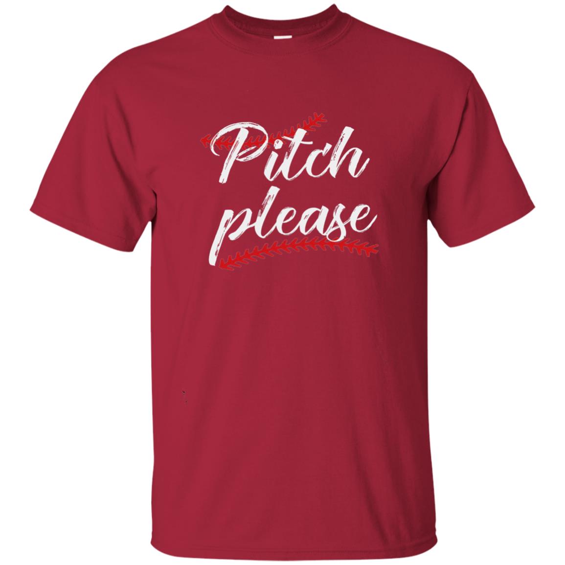 Pitch Please Funny Baseball Lover T-shirt Cardinal