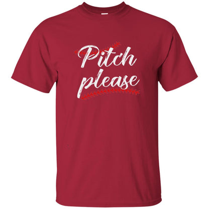 Pitch Please Funny Baseball Lover T-shirt Cardinal