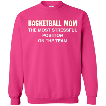 Basketball Lover T-shirt The Most Stressful Position Position On The Team Heliconia