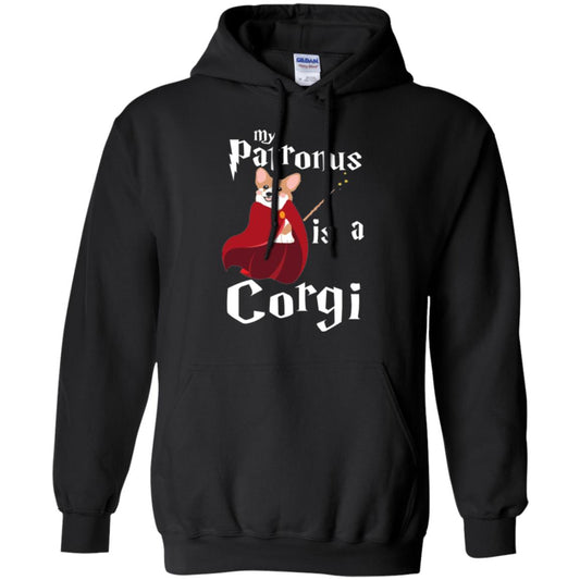 Dog Lover T-shirt My Patronus Is A Corgi Black