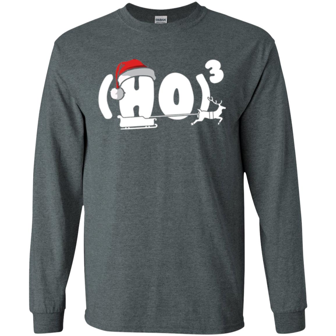 Christmas T-shirt Ho Ho Ho Dark Heather