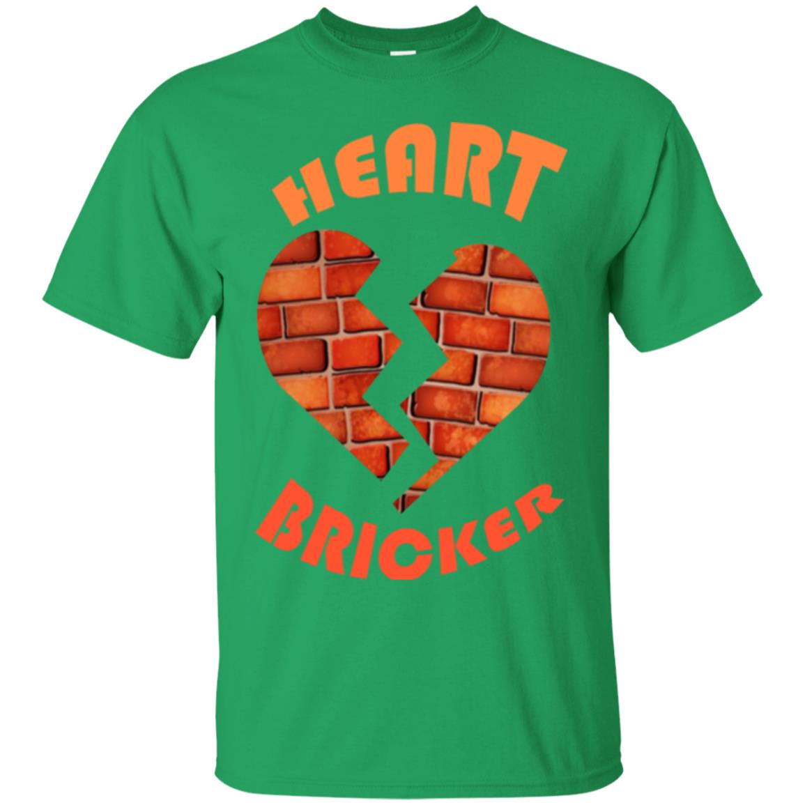 Valentines Day T-shirt Heart Bricker Irish Green