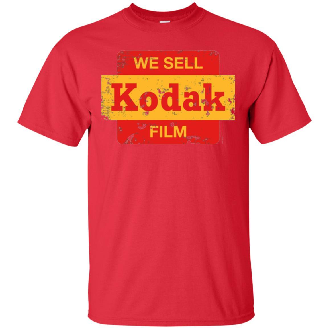 Film T-shirt Vintage We Sell Kodak Film Red