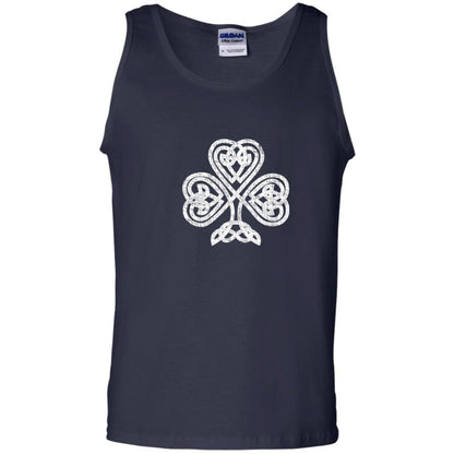 Irish Shamrock Knot Symbol St. Patrick_s Day T-shirt Navy