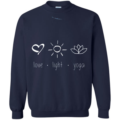 Yoga Lovers T-shirt Love Light Yoga Navy
