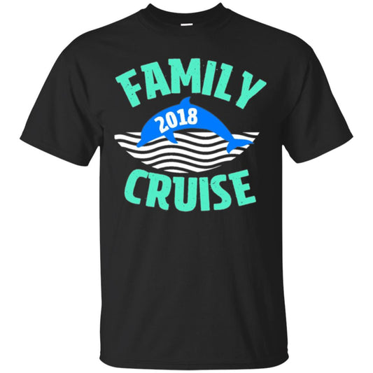 Family T-shirt Cruise Vacation 2018 Black