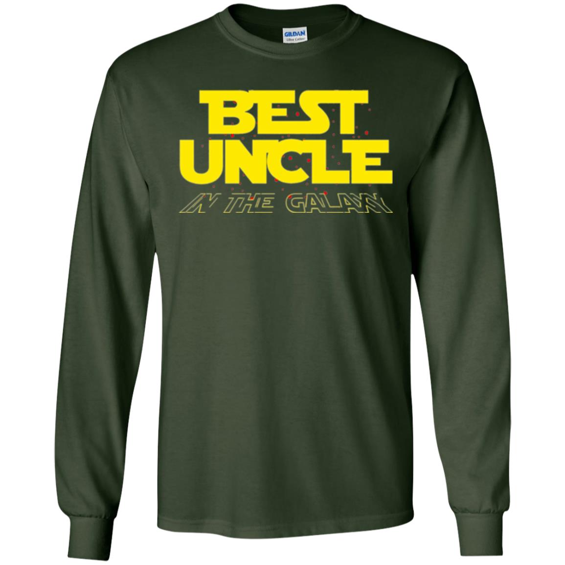 Uncle T-shirt Best Uncle In The Galaxy Forest Green