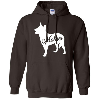 American Cattle Dog Mom T-shirt Dark Chocolate
