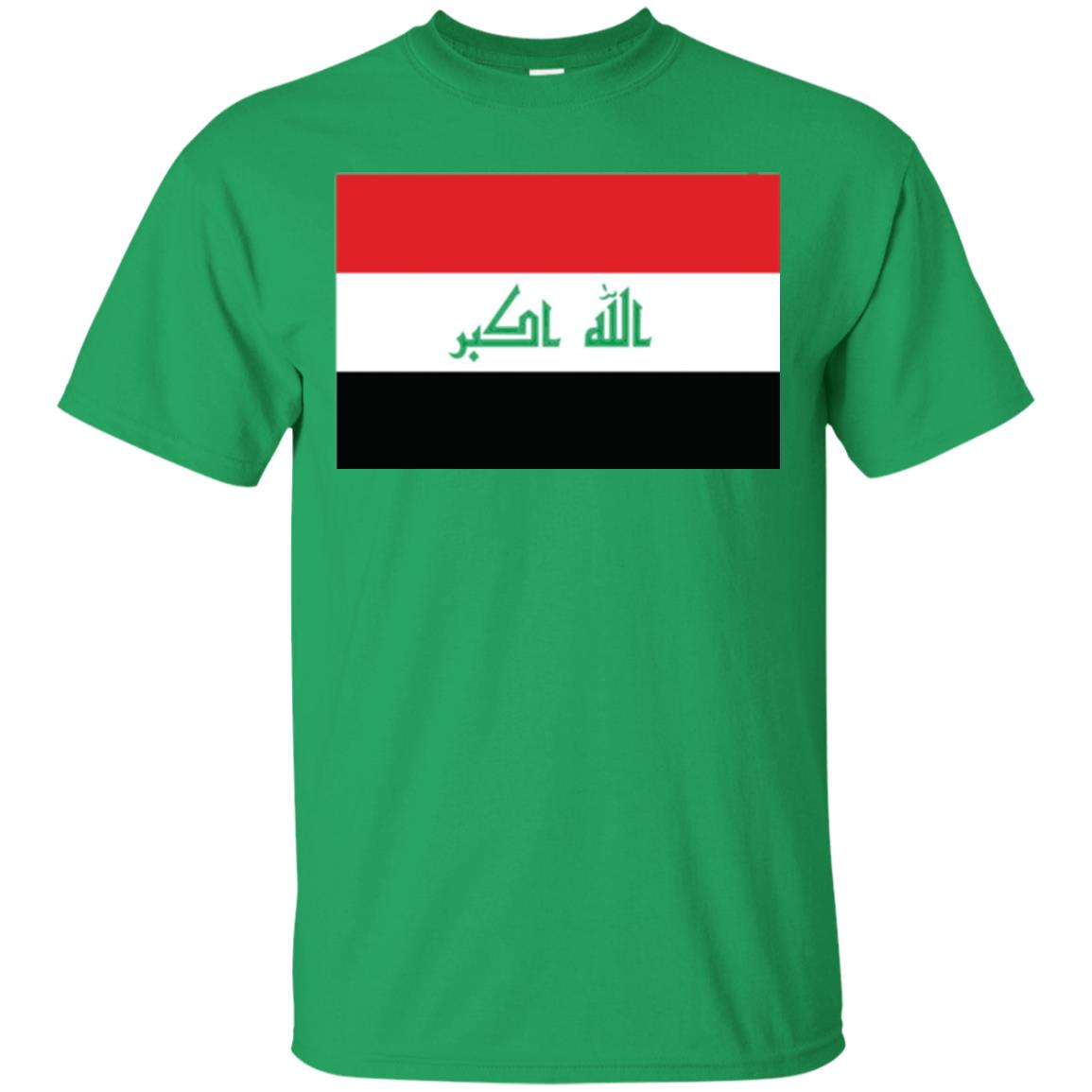 Iraqi Flag T-shirt Irish Green