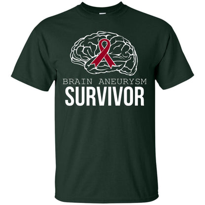 Brain Aneurysm Survivor T-shirt Forest