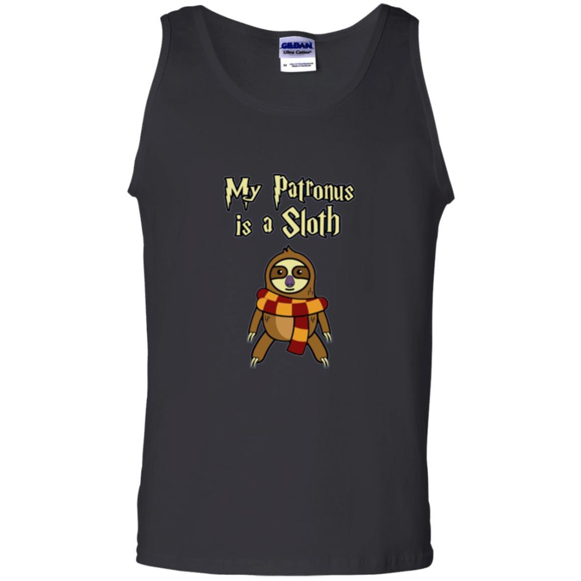 Christmas T-shirt My Patronus Is A Sloth T-shirt Black