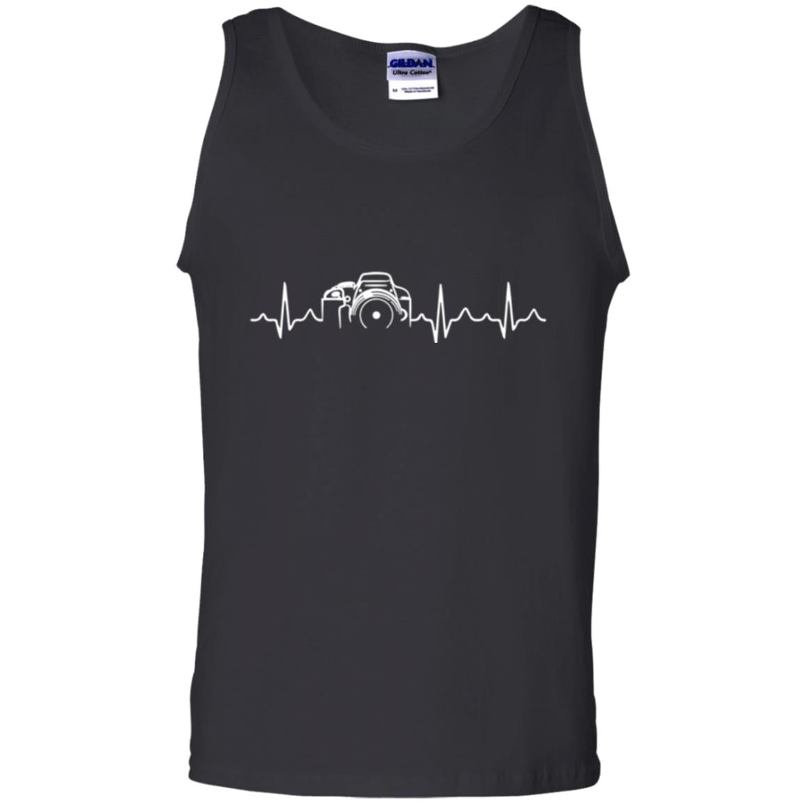 Photographer T Shirt Heartbeat Photography Black