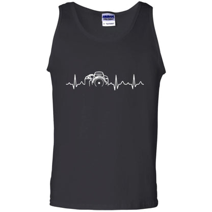 Photographer T Shirt Heartbeat Photography Black