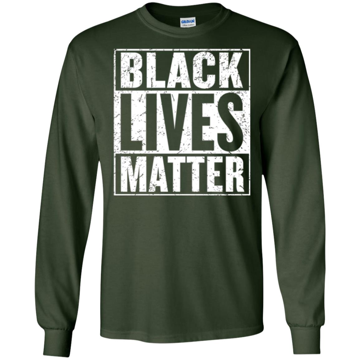 Black Pride African American Gift T-shirt Black Lives Matter Forest Green