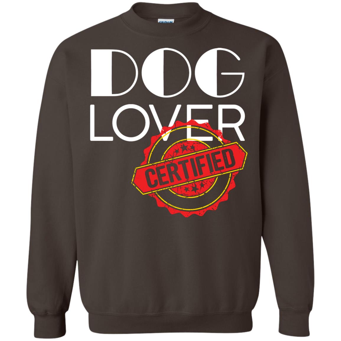 Dog Lover T-shirt Certified Dark Chocolate