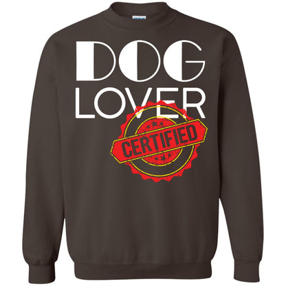 Dog Lover T-shirt Certified Dark Chocolate