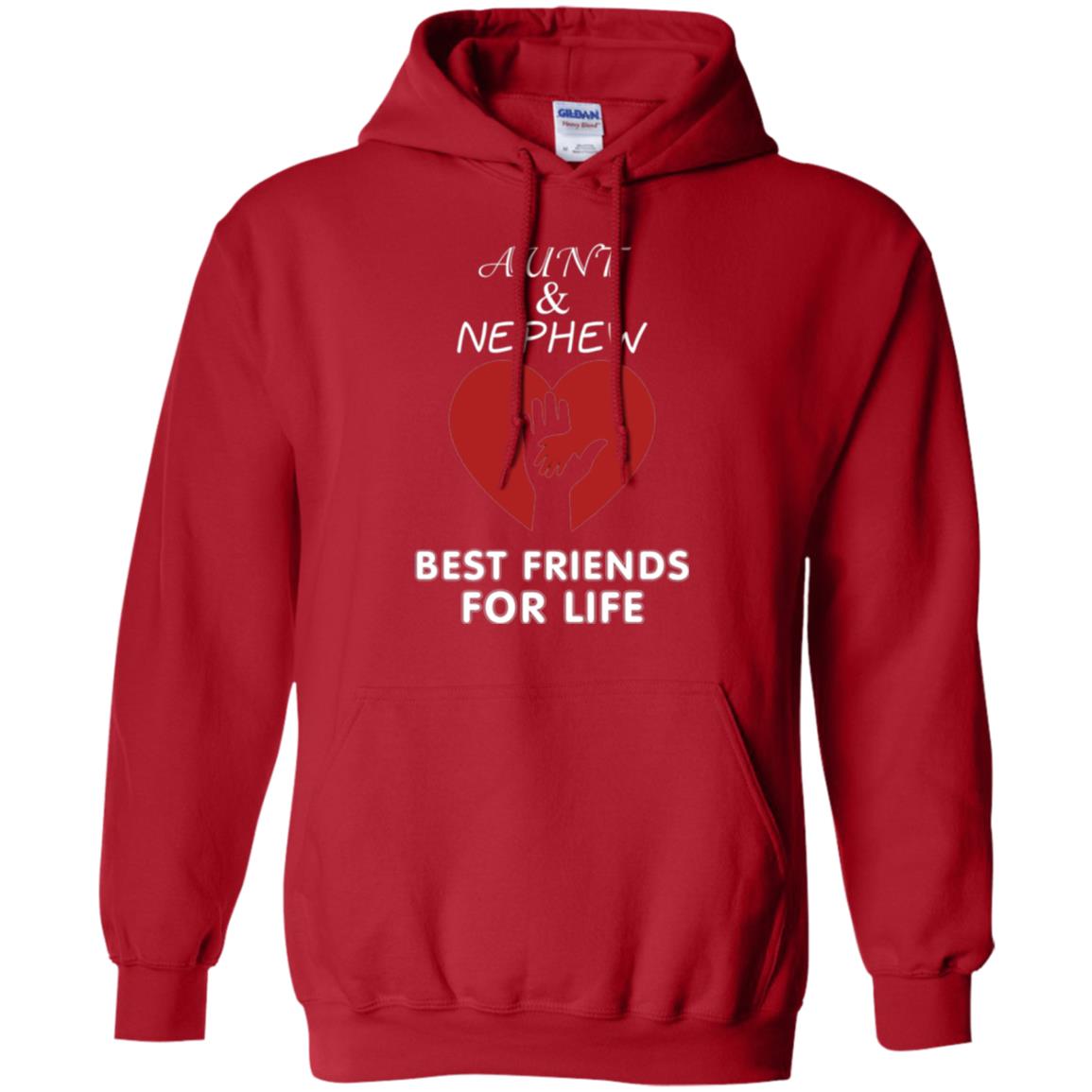 Family T-shirt Aunt And Nephew Best Friends For Life Red