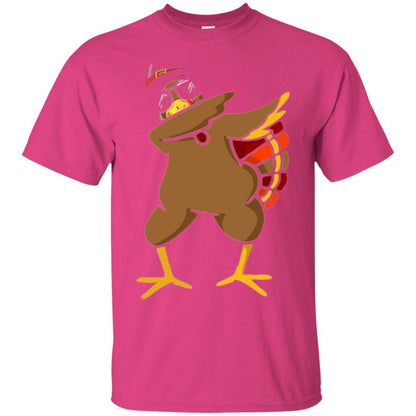 Thanksgiving T-shirt Dabbing Turkey Heliconia