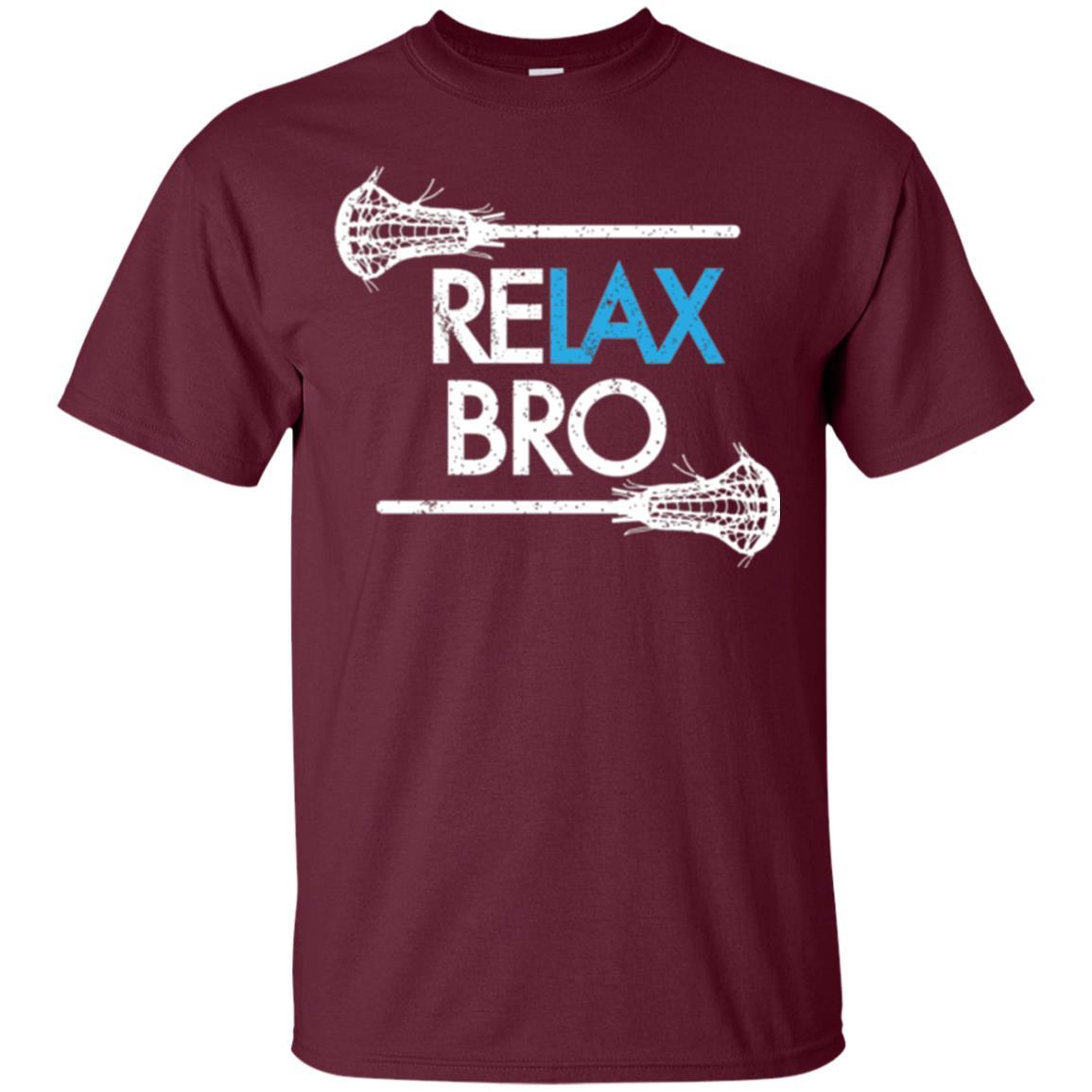 Lacrosse T-shirt Relax Bro T-shirt Maroon