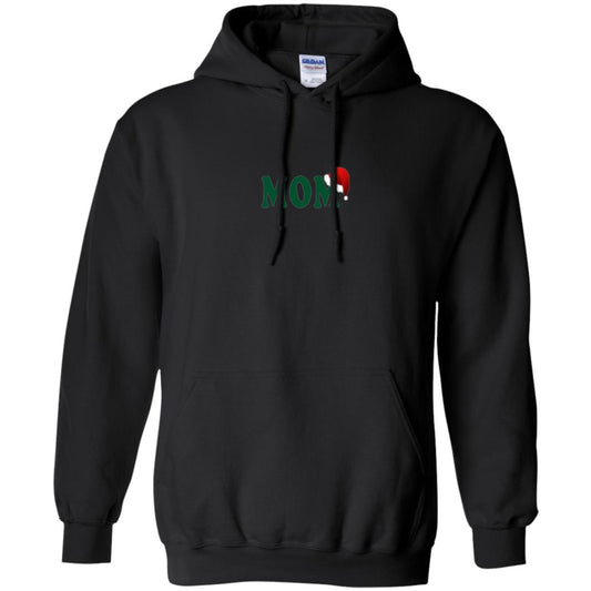 Christmas T-shirt Mom Santa Black