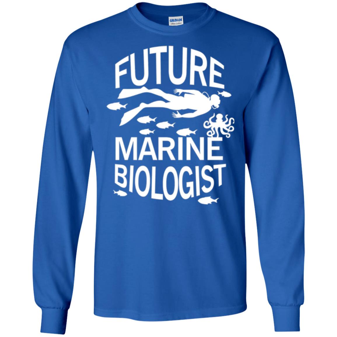 Cute Marine Biologist T-shirt Royal