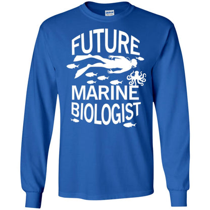 Cute Marine Biologist T-shirt Royal