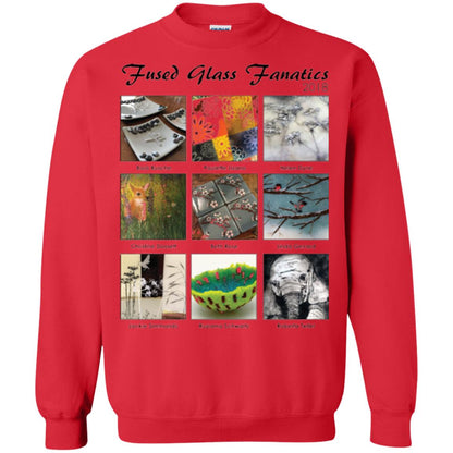 Commemorative T-shirt Fused Glass Fanatics 2018 Red