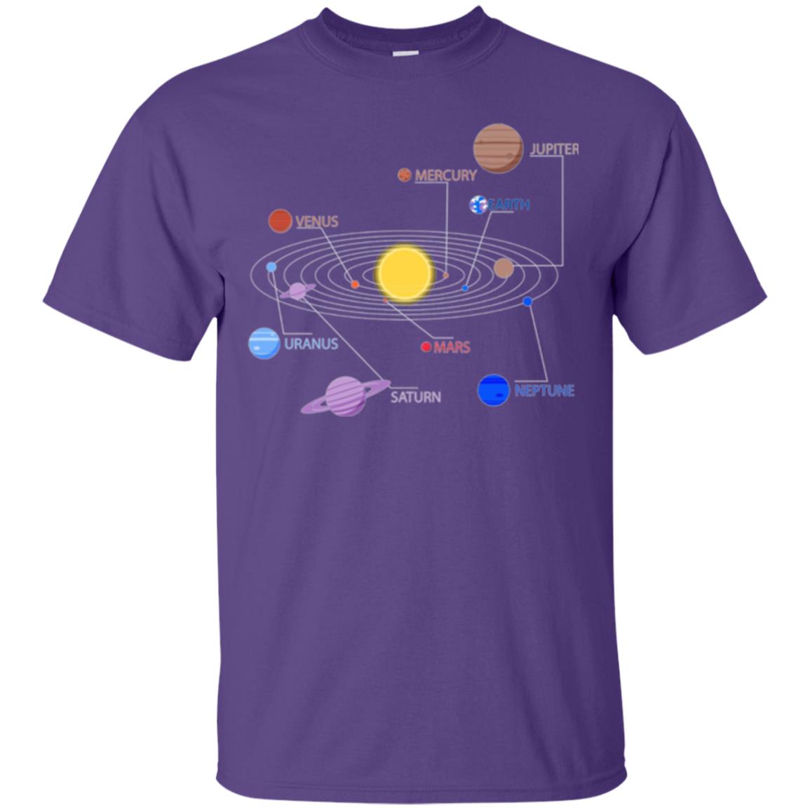 Solar System T-shirt Purple