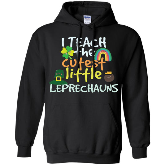 Cutest Little Leprechauns St. Patricks Day Teacher T-shirt Black