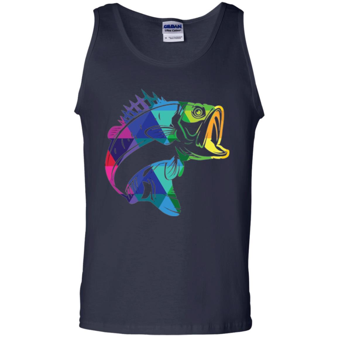 Fisherman T-shirt Fish For Bass Navy