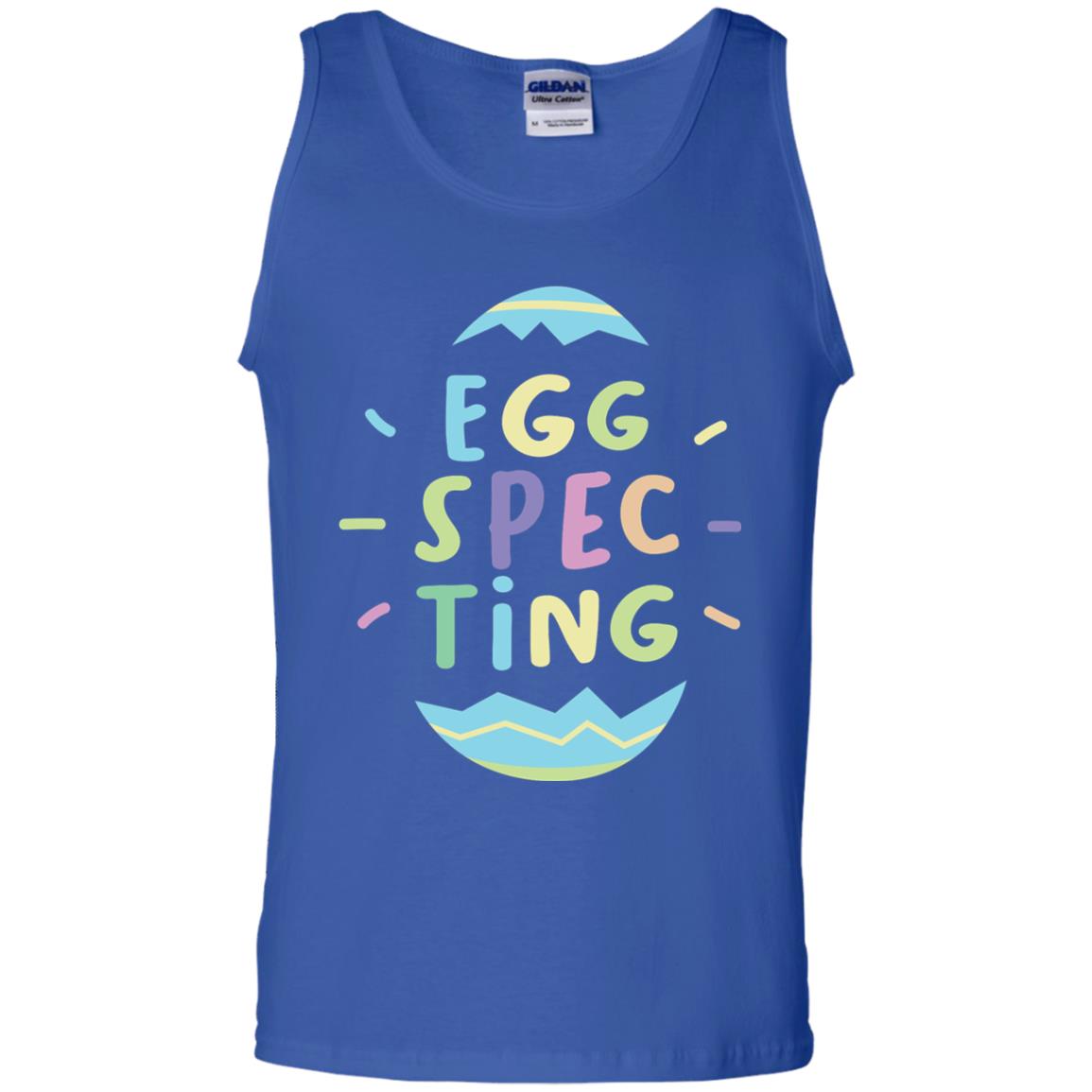 Eggspecting Funny Pregnancy Pregnant Easter Shirt Royal