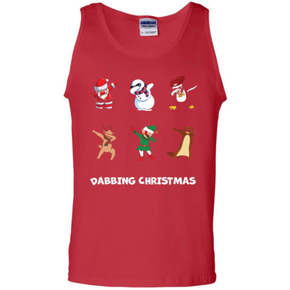 Dabbing Christmas T-shirt Red